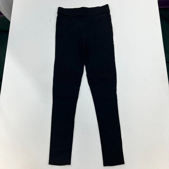 Lara Fashion Womens Black 5 Pocket Design Mid Rise Pull On Jegging Jeans Size S - Picture 6 of 9